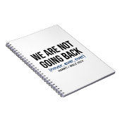 Kamala Harris我々は戻らない、Vote Harris ノートブック (右側)