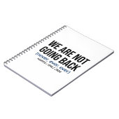 Kamala Harris我々は戻らない、Vote Harris ノートブック (左側)