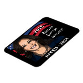 Kamala Harris氏の2024年大統領選に投票 マグネット (左側)