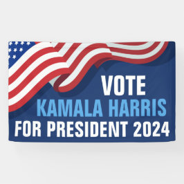 Kamala Harris氏の2024年Blue社長に投票 横断幕