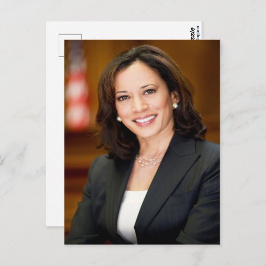 Kamala Harris民主党議員キャンペーン2020の投票 ポストカード (正面/裏面)