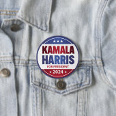 Kamala Harris社長2024ブルー 缶バッジ (インサイチュ)