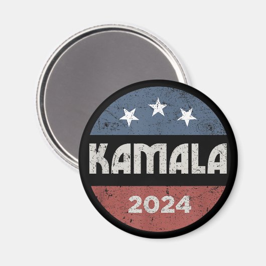 Kamala Harris社長2024マダム大統領 マグネット (正面/裏面)