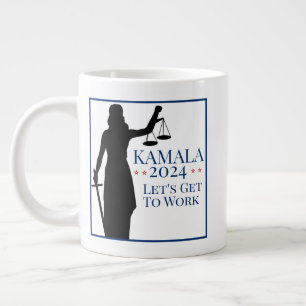 Kamala Harris社長2024年選挙で出社 ジャンボコーヒーマグカップ