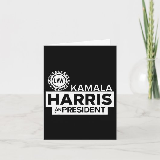 Kamala Harris社長2024 カード (正面)