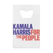 Kamala Harris社長2024 クレジットカード栓抜き (裏面)
