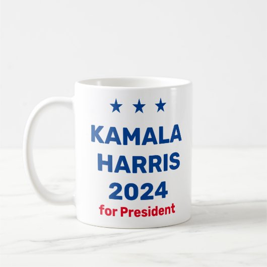 Kamala Harris社長2024 コーヒーマグカップ (左)