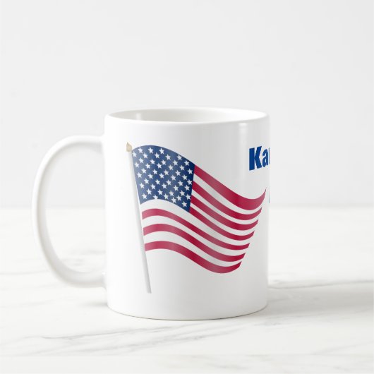 Kamala Harris社長2024 コーヒーマグカップ (左)