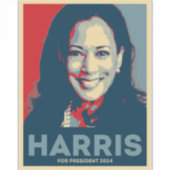 Kamala Harris社長2024 シール (正面)