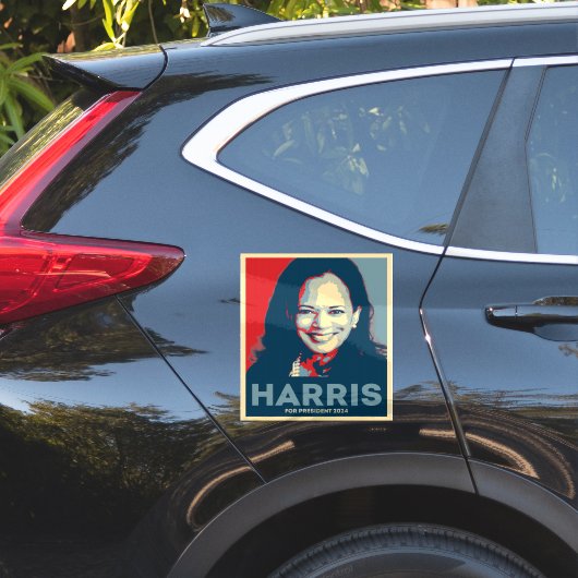 Kamala Harris社長2024 シール (車体側面)