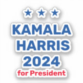 Kamala Harris社長2024 シール (正面)