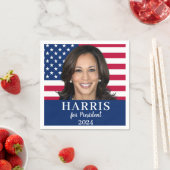 Kamala Harris社長2024 スタンダードカクテルナプキン (インサイチュ)