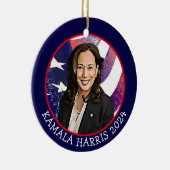 Kamala Harris社長2024 セラミックオーナメント (右)