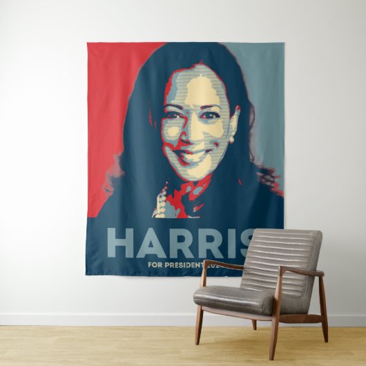 Kamala Harris社長2024 タペストリー (インサイチュ)