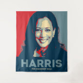 Kamala Harris社長2024 タペストリー (正面)