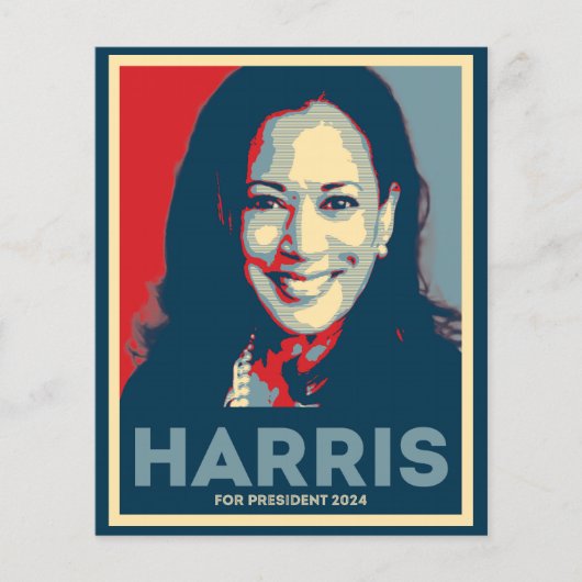 Kamala Harris社長2024 チラシ (正面)