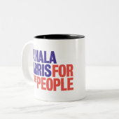 Kamala Harris社長2024 ツートーンマグカップ (正面左)