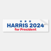 Kamala Harris社長2024 バンパーステッカー (正面)