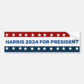 Kamala Harris社長2024 バンパーステッカー (正面)