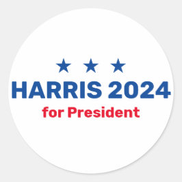 Kamala Harris社長2024 ラウンドシール