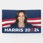 Kamala Harris社長2024 横断幕 (横)