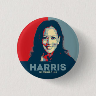 Kamala Harris社長2024 缶バッジ