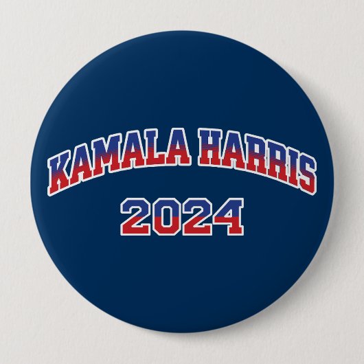 Kamala Harris社長2024 缶バッジ (正面)
