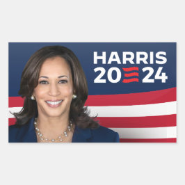 Kamala Harris社長2024 長方形シール
