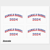 Kamala Harris社長2024 長方形シール (シート)
