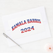 Kamala Harris社長2024 長方形シール (封筒)