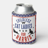 Kamala Harris社長2024 Chilless Cat Ladeys 缶クーラー (缶正面)