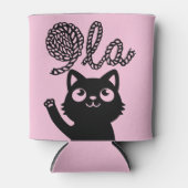 Kamala Harris社長2024 Comma La Cat and Yarn 缶クーラー (正面)