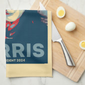 Kamala Harris社長2024 - Hope キッチンタオル (四つ折り)