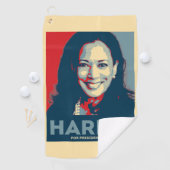 Kamala Harris社長2024 - Hope ゴルフタオル (インサイチュ)