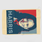 Kamala Harris社長2024 - Hope ゴルフタオル (横)