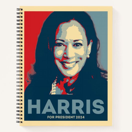 Kamala Harris社長2024 - Hope ノートブック (正面)