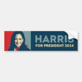 Kamala Harris社長2024 - Hope バンパーステッカー (正面)