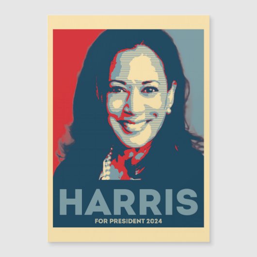 Kamala Harris社長2024 - Hope マグネット招待状 (正面)