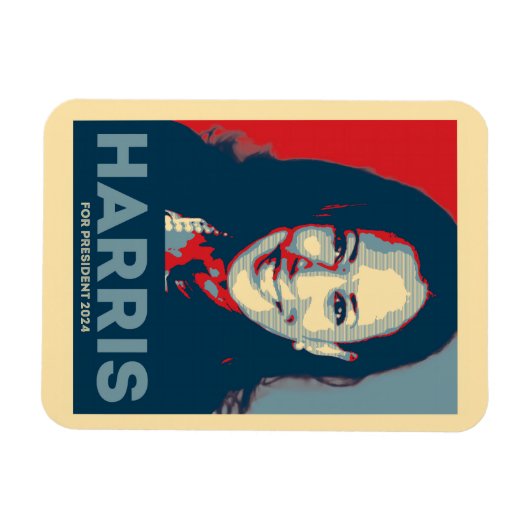 Kamala Harris社長2024 - Hope マグネット (横)