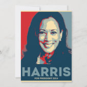 Kamala Harris社長2024 - Hope 招待状 (正面)