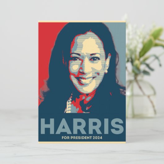 Kamala Harris社長2024 - Hope 招待状 (スタンド正面)