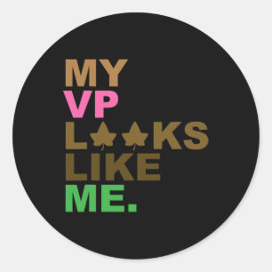 Kamala Harris社長My VpはMelaniに似ている ラウンドシール