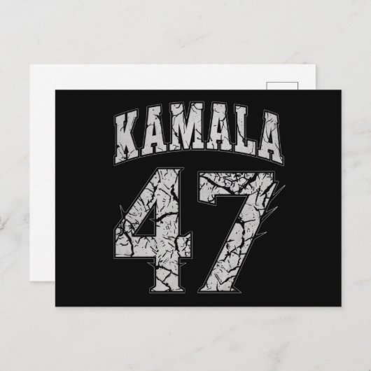 Kamala Harris第47回米国アメリカ大統領2024 ポストカード (正面/裏面)