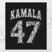 Kamala Harris第47回米国アメリカ大統領2024 ワインラベル (シングルラベル)