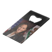 Kamala Harris米国副社長、バイデン氏2024 クレジットカード栓抜き (正面アングル)