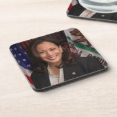 Kamala Harris米国副社長、バイデン氏2024 コースター (左側)