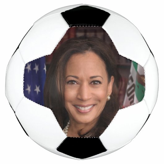 Kamala Harris米国副社長、バイデン氏2024 サッカーボール (正面)