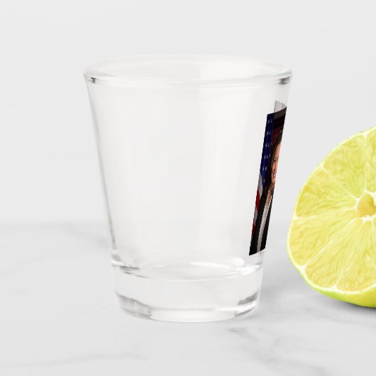 Kamala Harris米国副社長、バイデン氏2024 ショットグラス (左)