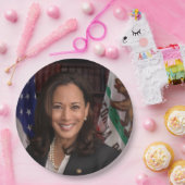 Kamala Harris米国副社長、バイデン氏2024 ペーパープレート (パーティー)