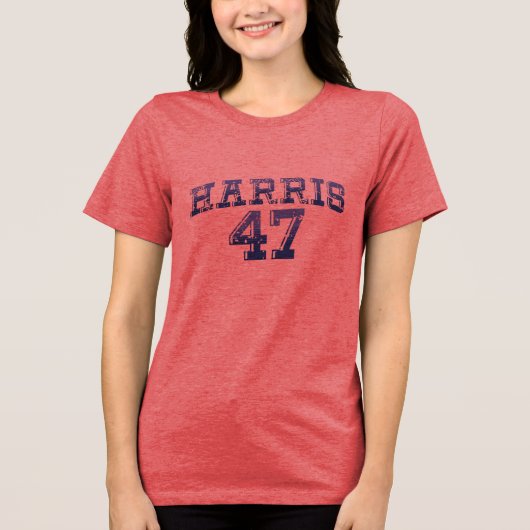 KAMALA HARRIS米国第47代大統領 トライブレンドＴシャツ (正面)